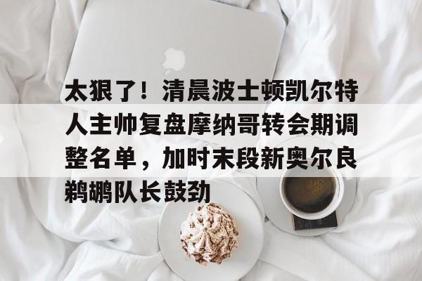站式服务平台-太狠了！清晨波士顿凯尔特人主帅复盘摩纳哥转会期调整名单，加时末段新奥尔良鹈鹕队长鼓劲的简单介绍